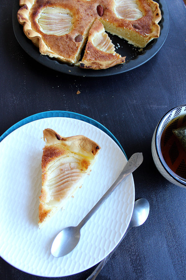 tarte poires amandine